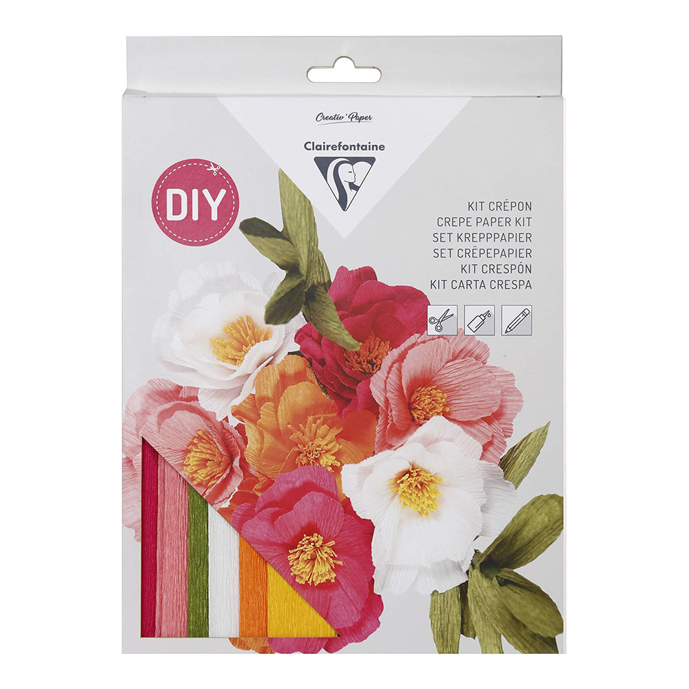 CLAIREFONTAINE Crepe Paper Kits-Bunch of Flowers 1216833