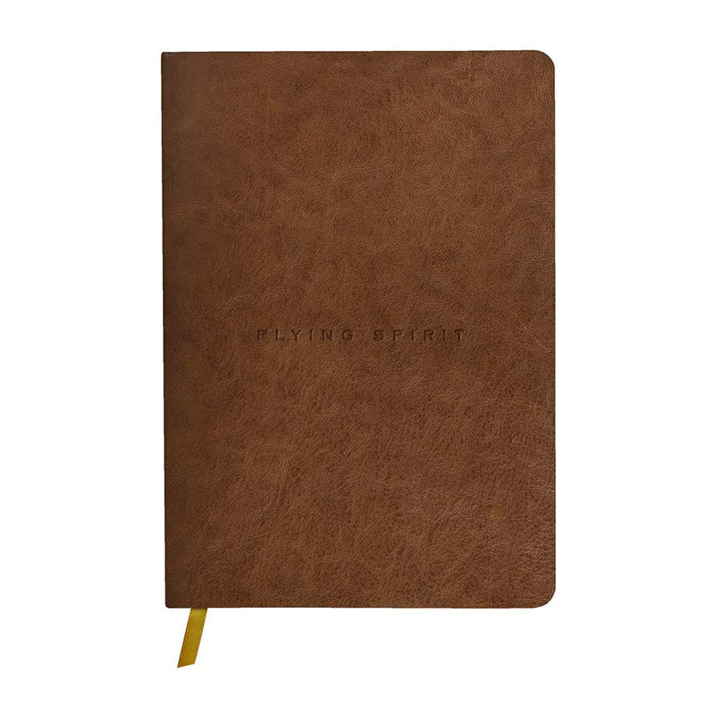 CLAIREFONTAINE Flying Spirit Leather Journal A5 Dot Cognac Default Title