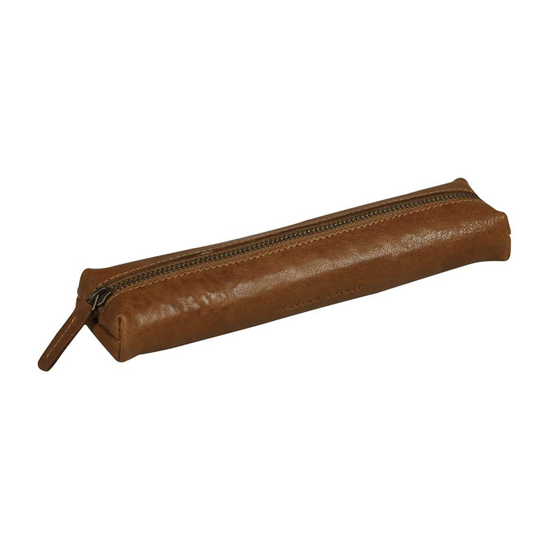 CLAIREFONTAINE Flying Spirit Leather Mini Pencil Case Cognac Default Title