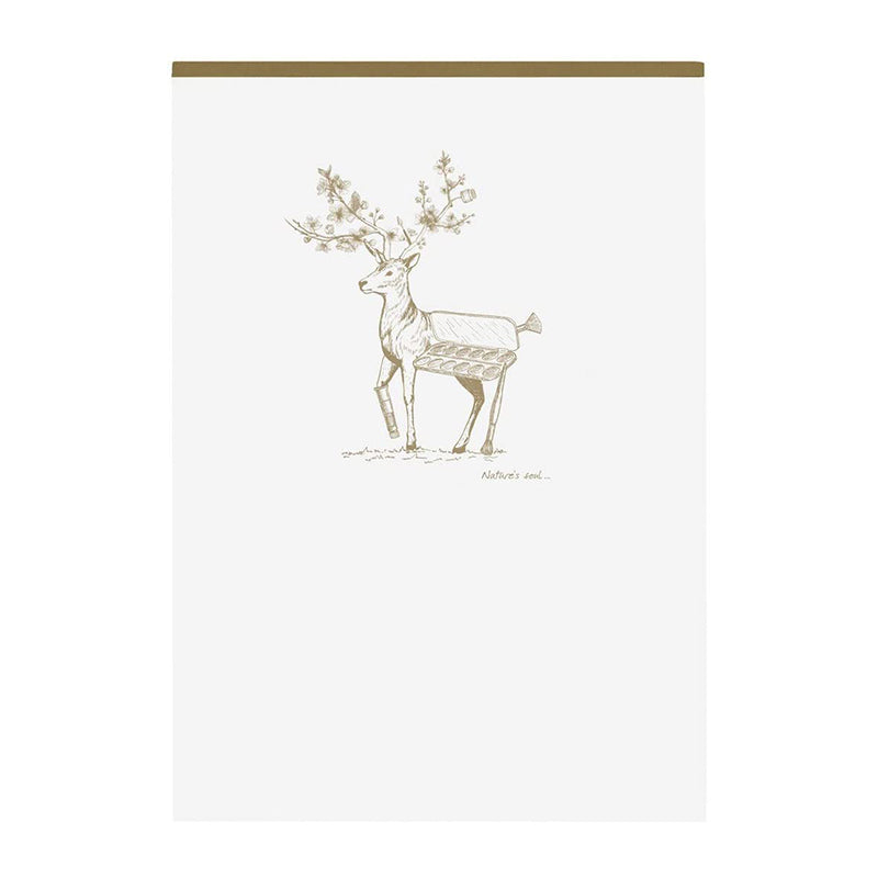 CLAIREFONTAINE Flying Spirit Notepad Clothbound A5 Lined White Default Title