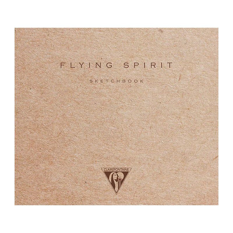 CLAIREFONTAINE Flying Spirit Sketchbook 15.5x15.5cm Kraft 50s Default Title