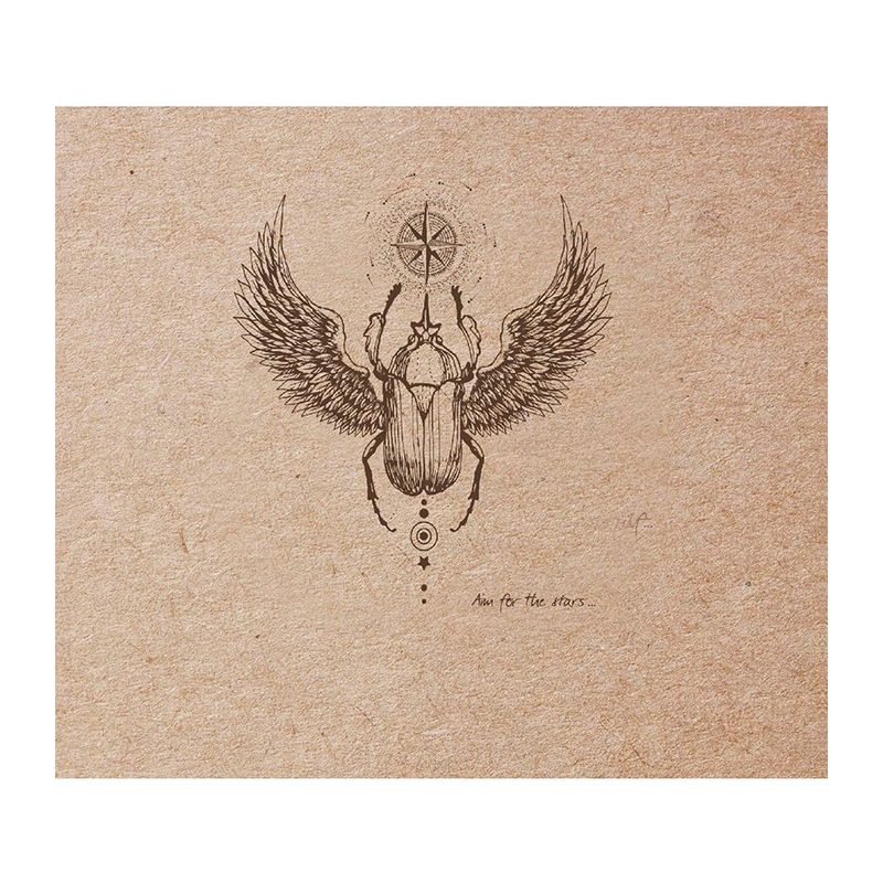 CLAIREFONTAINE Flying Spirit Sketchbook 15.5x15.5cm Kraft 50s Default Title