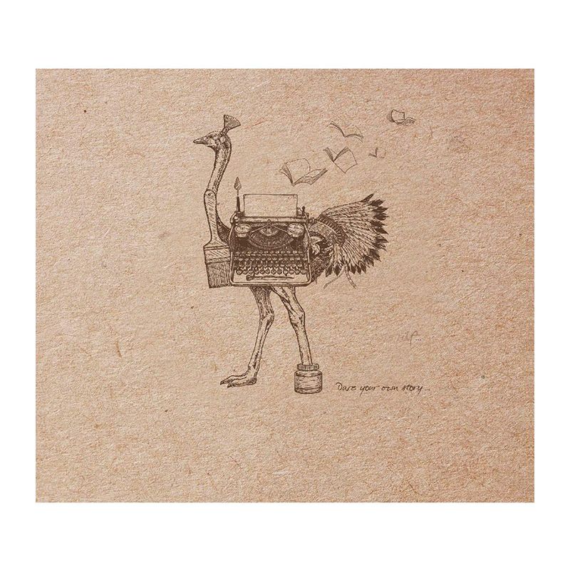 CLAIREFONTAINE Flying Spirit Sketchbook 15.5x15.5cm Kraft 50s Default Title