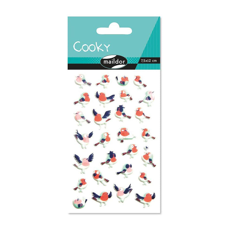 MAILDOR 3D Stickers Cooky Birds 1s Default Title