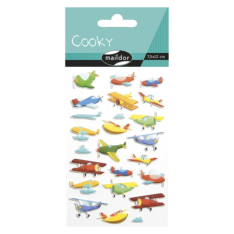 MAILDOR 3D Stickers Cooky Plane 1s Default Title