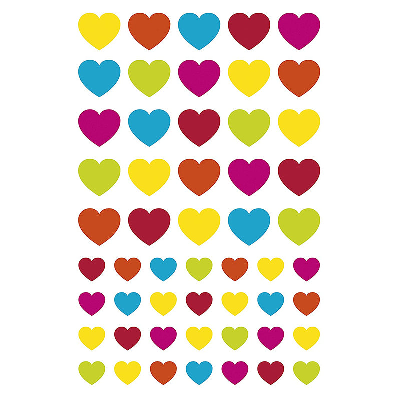 MAILDOR Geo Stickers Initial Multicolour Hearts 4s Default Title