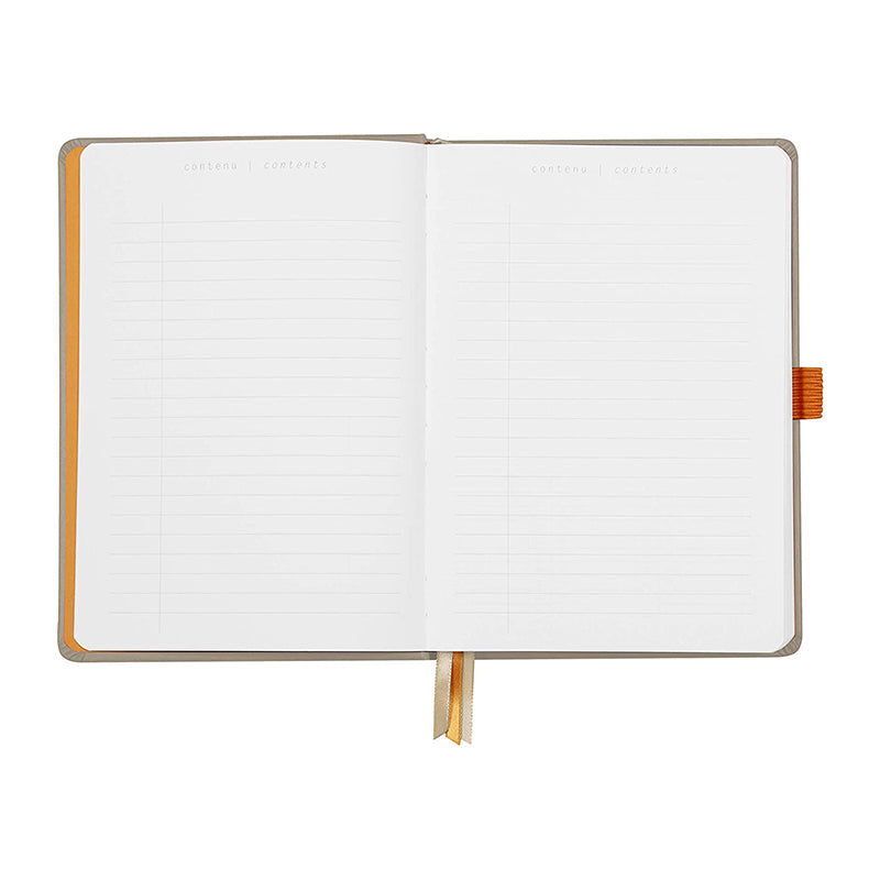 RHODIArama Goalbook Hardcover White A5 Dot Beige Default Title