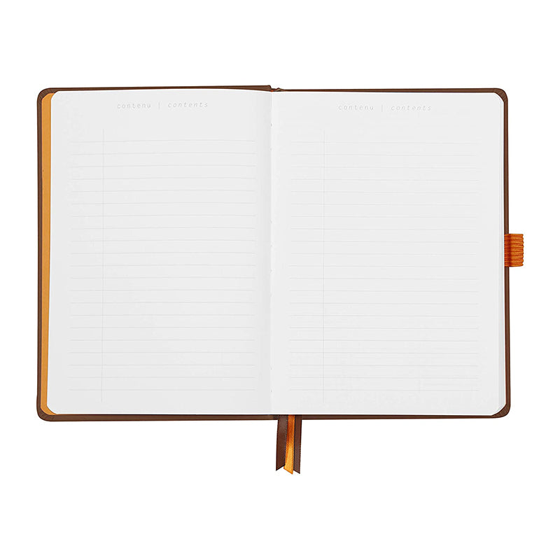 RHODIArama Goalbook HC White A5 Dot Chocolate Default Title