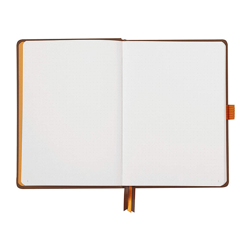 RHODIArama Goalbook HC White A5 Dot Chocolate Default Title