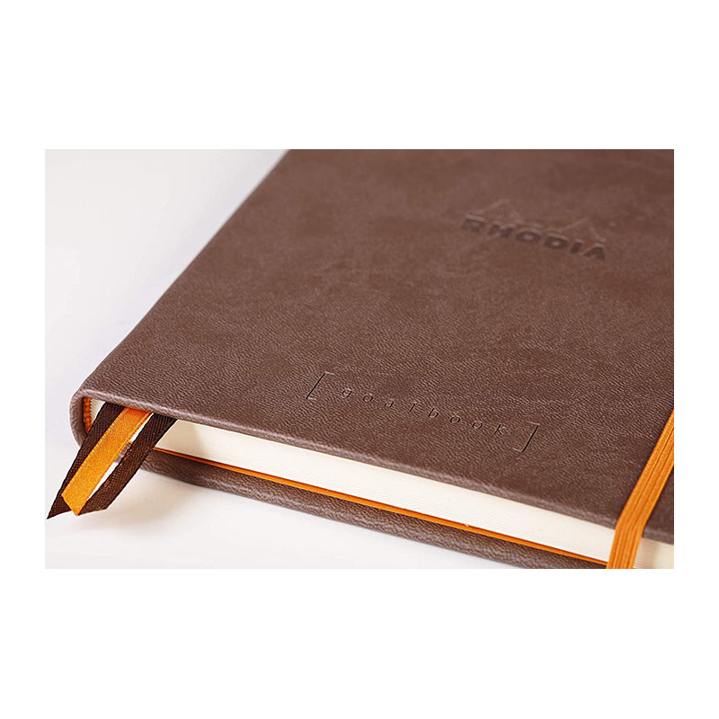 RHODIArama Goalbook HC White A5 Dot Chocolate Default Title