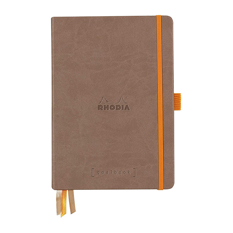 RHODIArama Goalbook HC White A5 Dot Taupe Default Title