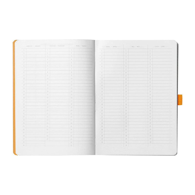 RHODIArama Goalbook A5 White Dot Soft-Assorted 16x Default Title