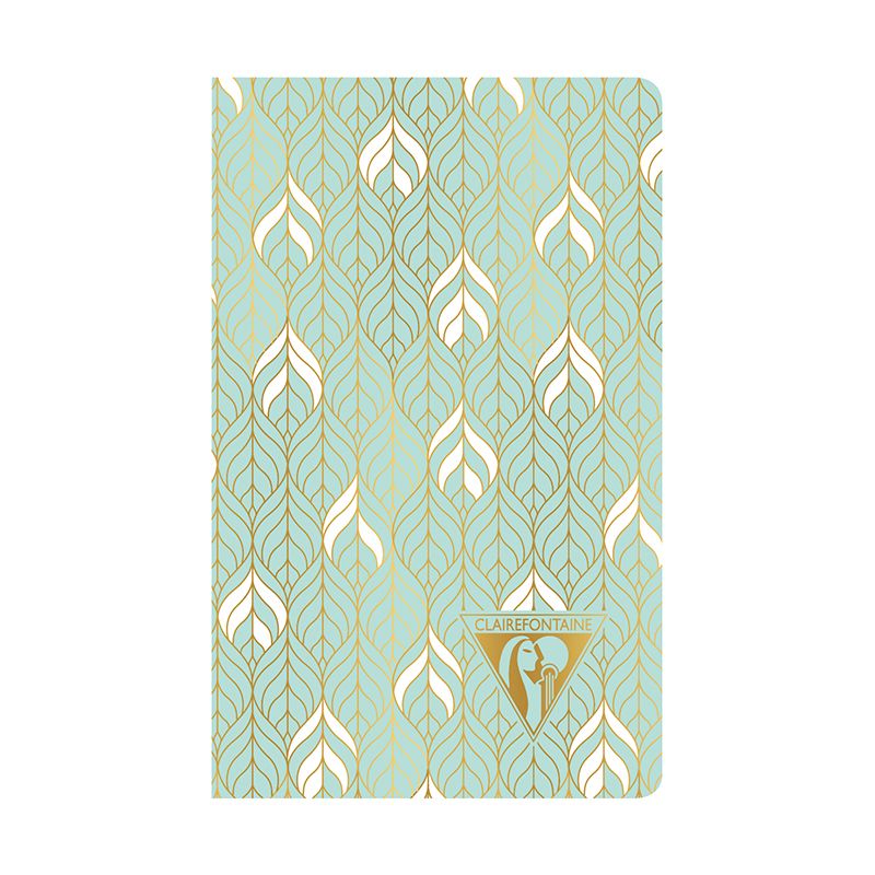 CLAIREFONTAINE Neo Deco 7.5x12cm Lined 24s Liana-Sea Green Default Title