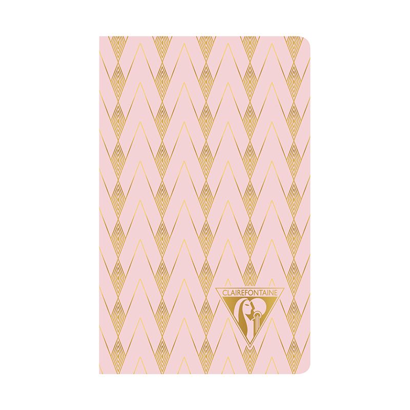 CLAIREFONTAINE Neo Deco 7.5x12cm Lined 24s Zenith-Powder Pink Default Title