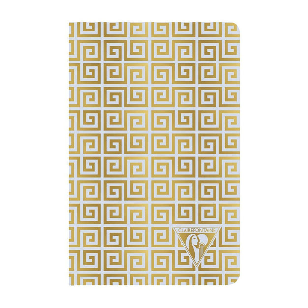 CLAIREFONTAINE Neo Deco 9x14cm Lined 48s Antique-Ice Blue Default Title