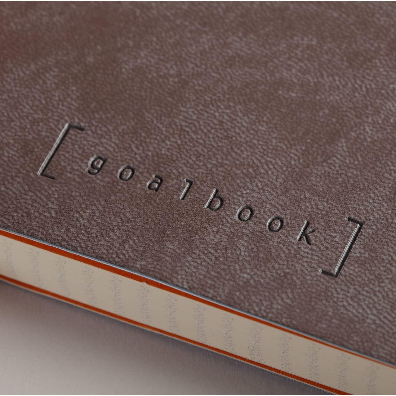 RHODIArama Goalbook A5 White Dot Soft-Chocolate