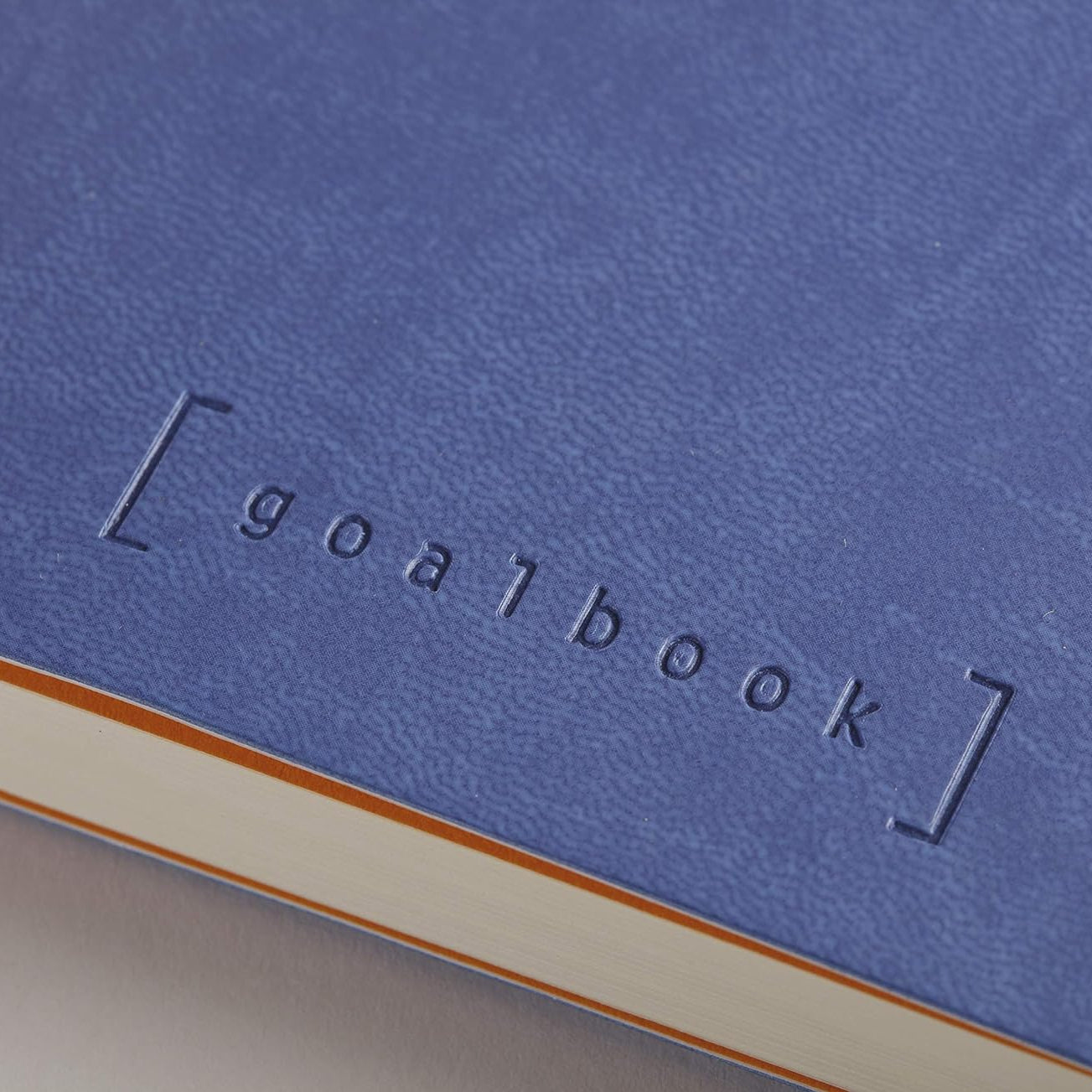 RHODIArama Goalbook A5 White Dot Soft-Sapphire Blue