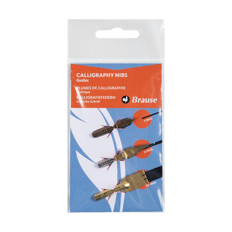 BRAUSE 3 Nibs Calligraphy-Gothic Styles Default Title