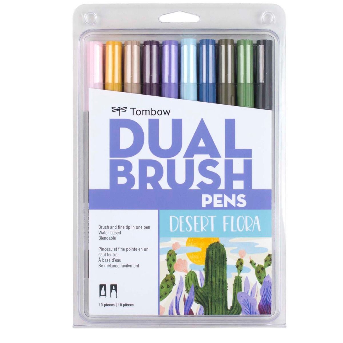 TOMBOW ABT Dual Brush Pen Set 10s Desert Flora