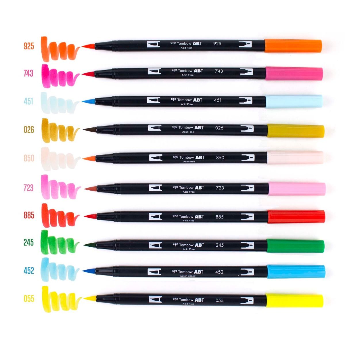 TOMBOW ABT Dual Brush Pen Set 10s Celebration