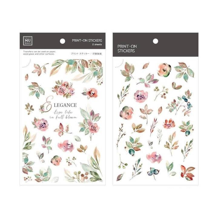MU Print-On Sticker 2s 142-Fruit & Flora In The Ea