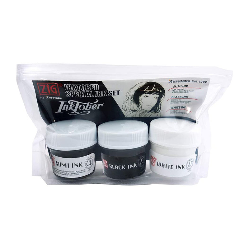 ZIG Inktober 3pcs Ink Set Default Title