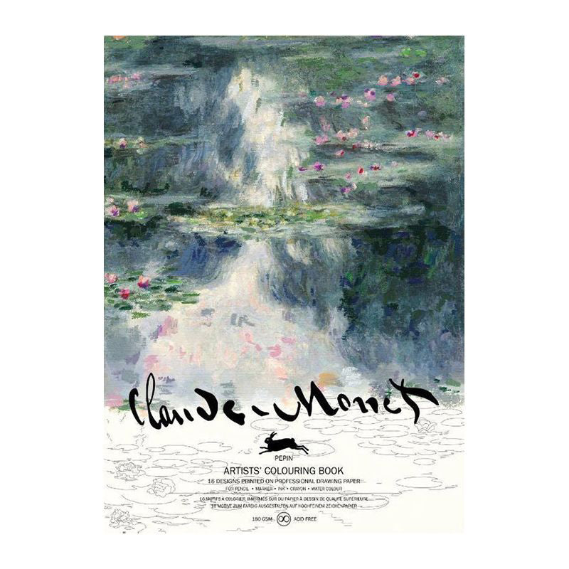 PEPIN Artists' Colouring Book Claude Monet 1206823