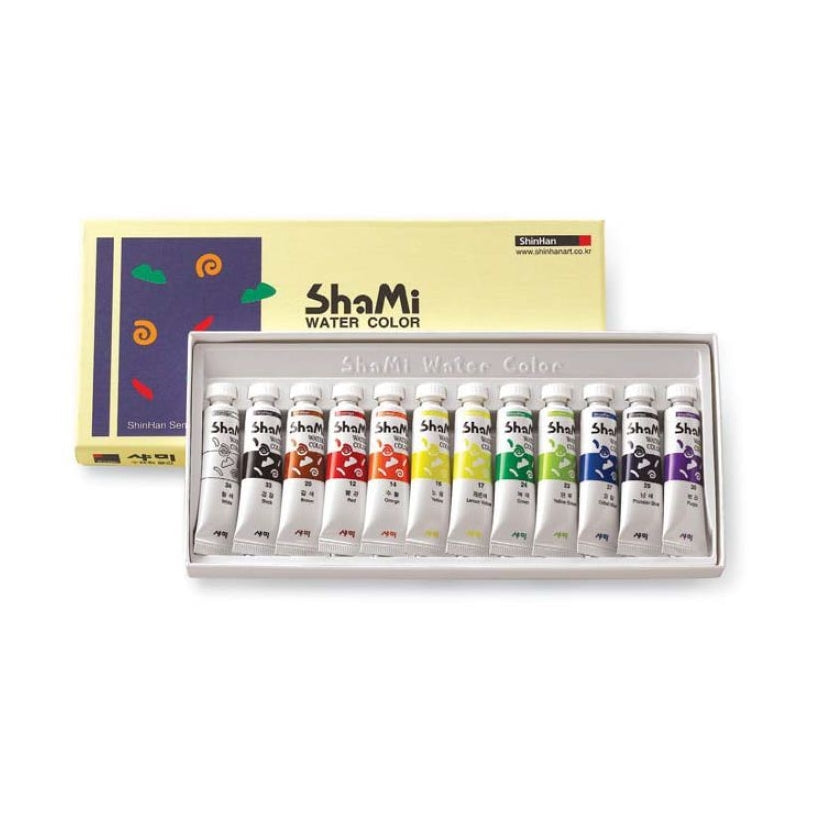 SHAMI Watercolour 10ml 12Col