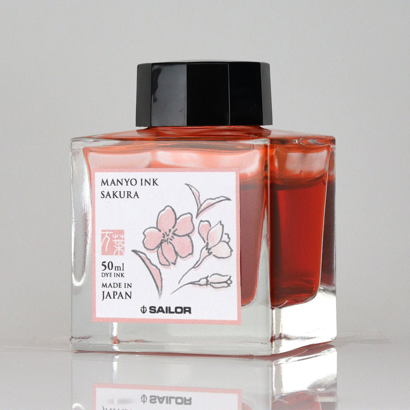 SAILOR Manyo Ink 50ml-Sakura