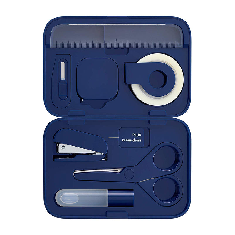 PLUS Team Demi Stationery Kit Kon (Navy) 1208401