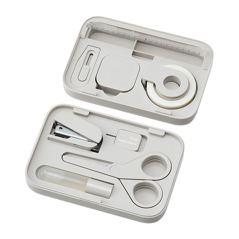 PLUS Team Demi Stationery Kit Nezu (Grey) 1208403