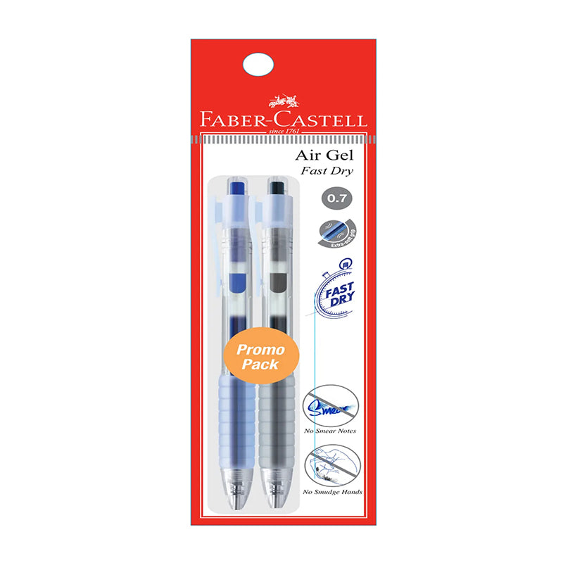 FABER-CASTELL Air Gel 0.7mm 540892 1Blue+1Black