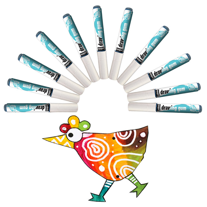PEBEO Drawing Gum Markers 10+1 pcs +leaflet