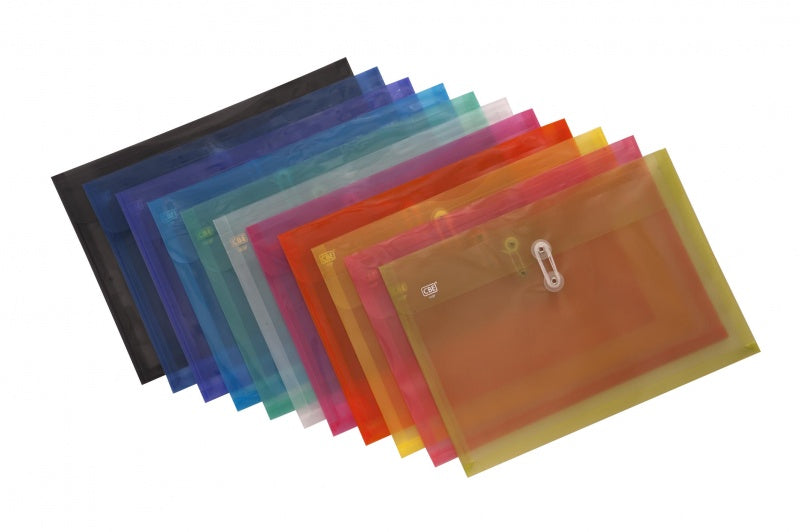 CBE Document Holder 103A A4-PP w/String Blue