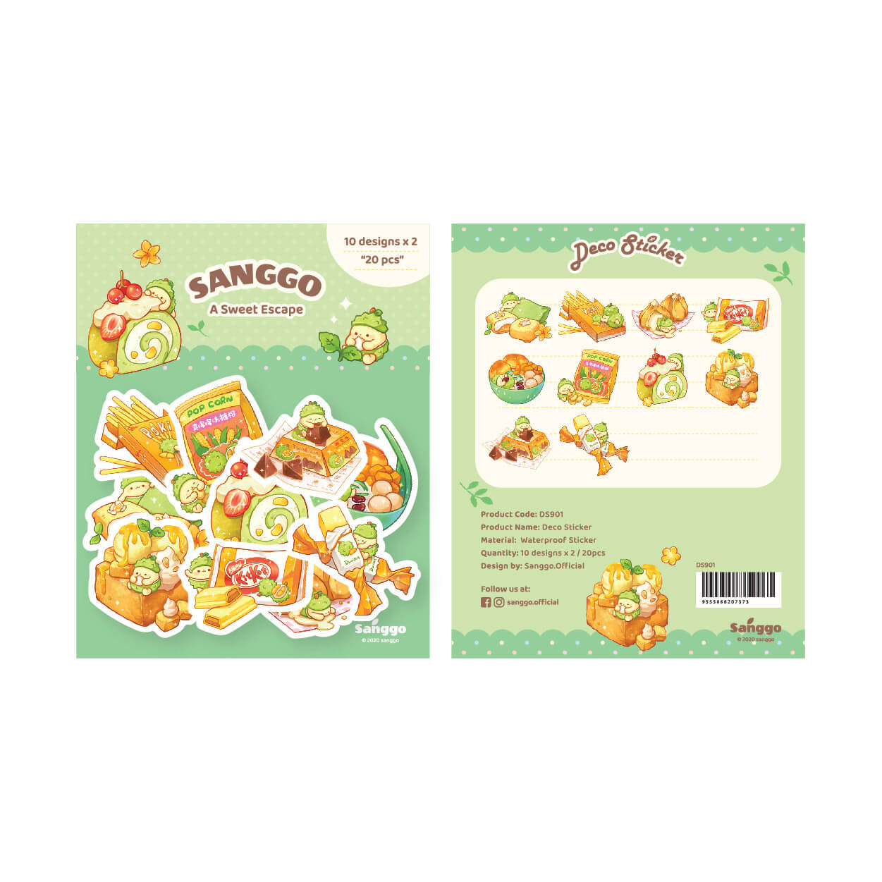 LOKAMADE Deco Sticker DS901:A Sweet Escape Default Title