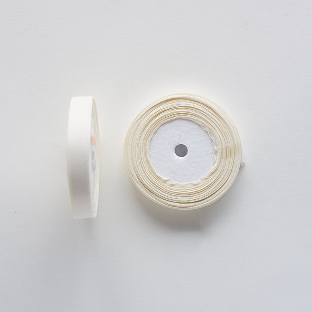 Grosgrain Ribbon 12mm 002 Ivory