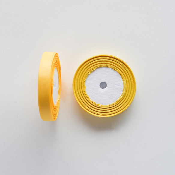 Grosgrain Ribbon 12mm 004 Lemon Yellow