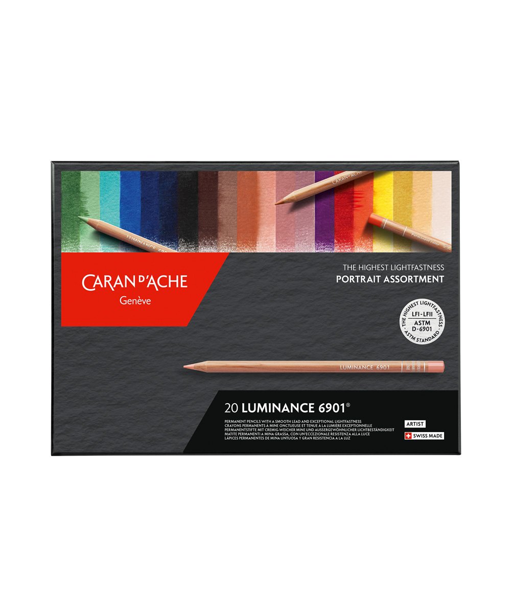 CARAN d'ACHE Luminance 6901 Box of 20 Potrait Asst Default Title