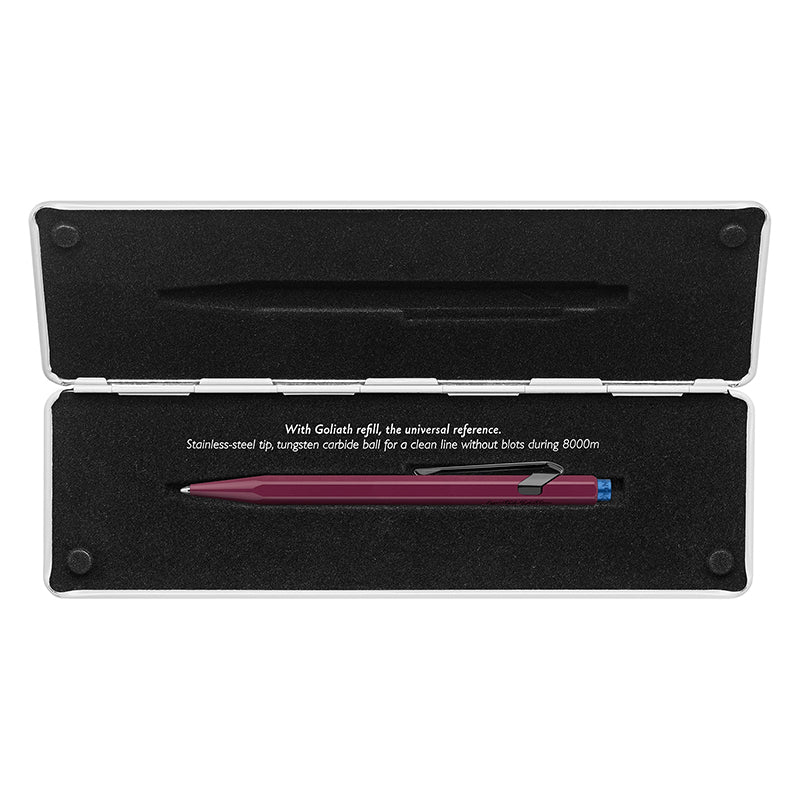 CARAN D'ACHE 849 Ball Pen Claim Your Style Limited Edition 2 Burgundy Default Title