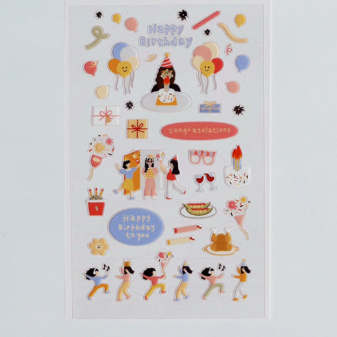 SUATELIER Stickers No.1114 Congratulations