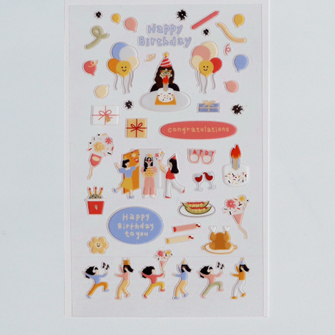 SUATELIER Stickers No.1114 Congratulations