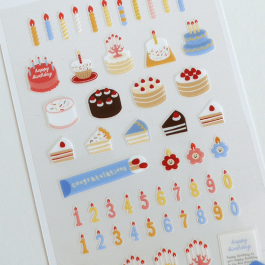 SUATELIER Stickers No.1113 Cake Is Here!
