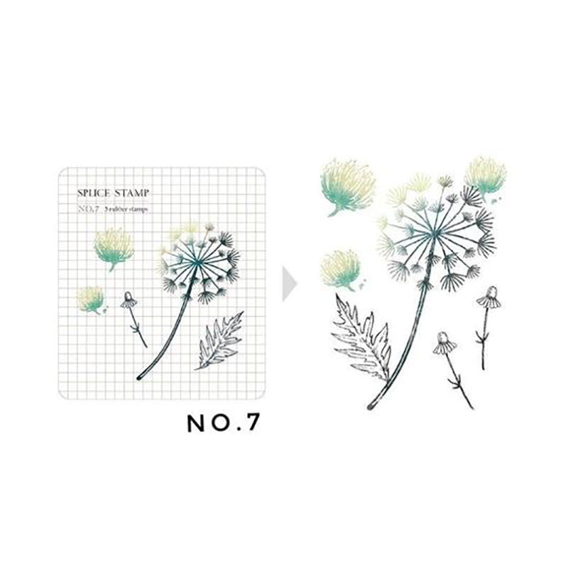 MU Botanical Clear Stamp Set No.7