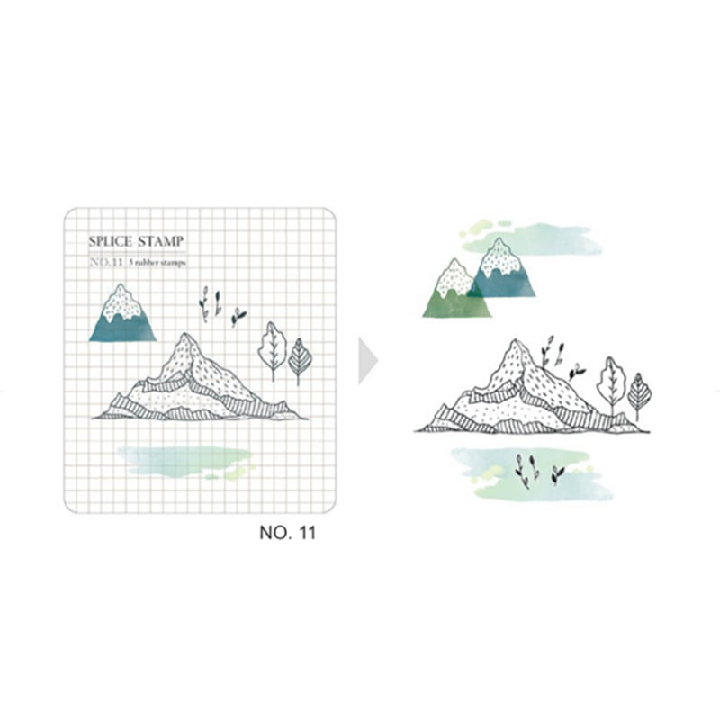 MU Botanical Clear Stamp Set No.11