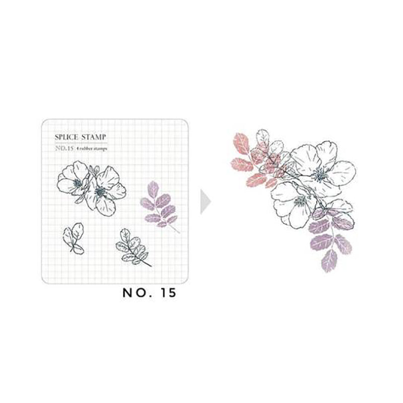 MU Botanical Clear Stamp Set No.15
