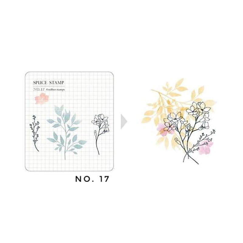 MU Botanical Clear Stamp Set No.17