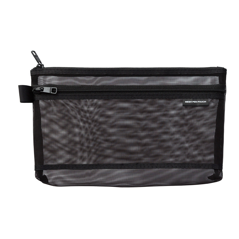 MIDORI Mesh Pen Pouch Black