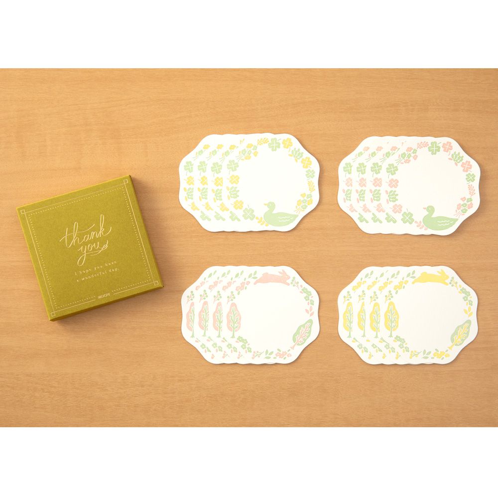 MIDORI Gift Message Card Animals