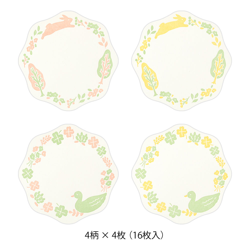 MIDORI Gift Message Card Animals