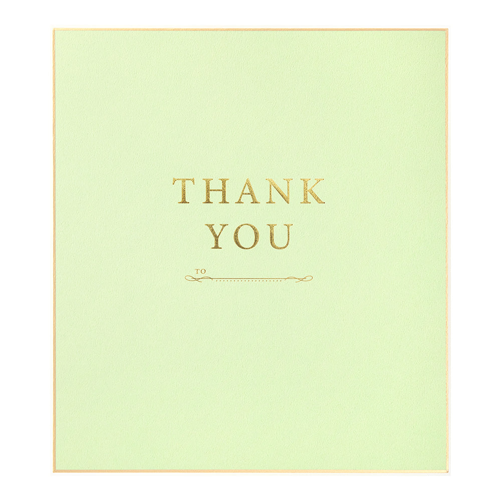 MIDORI Message Cardboard w/T.Sticker Title Green